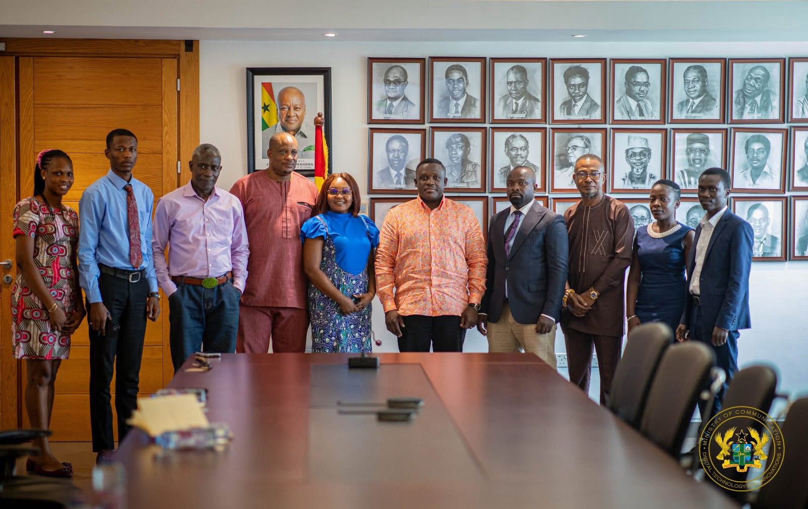 Hon. Samuel Nartey George Meets Prestige Group to Discuss “One Million Coders” Initiative